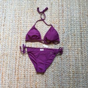 Body Glove string bikini set purple small